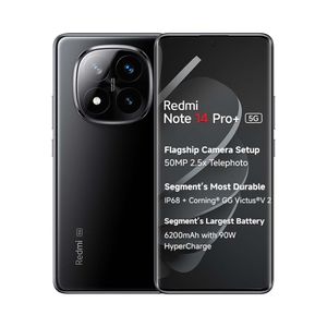 Xiaomi Redmi Note 14 Pro Plus 5g 256GB 8GB Ram Color Negro medianoche