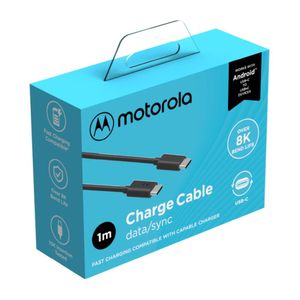 Cable de Carga Rapida Motorola USB-C 1M