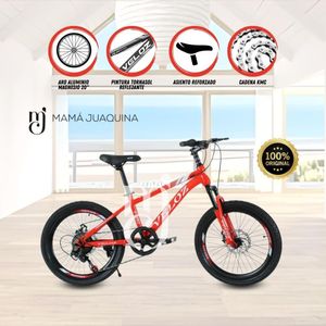 Bicicleta Para Niño Aro 20 Beautiful Palmeira Middle Rojo