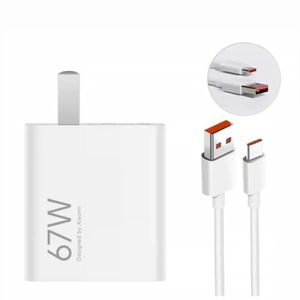 Cargador Xiaomi 67W Carga Rapida Para Note 13 Pro - Original