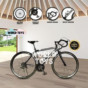 Bicicleta Carrera Aro 27 Beautiful Veloz Racer Negro