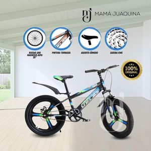 Bicicleta Para Niño Aro 20 New Veloz Azul