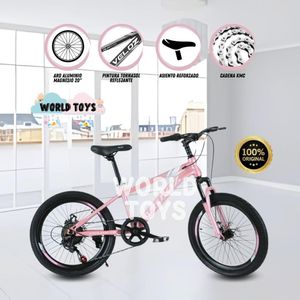 Bicicleta Para Niño Aro 20 Beautiful Veloz Middle Rosa