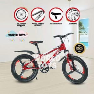 Bicicleta Para Niño Aro 16 Beautiful Veloz Aspa II Rojo