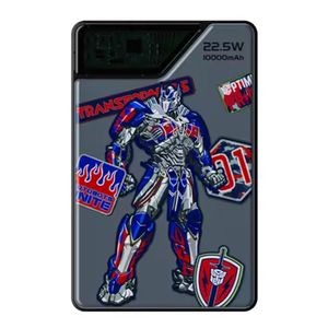 Power Bank 10000 Mah TRANSFORMERS TF-D10 de Carga Rápida Gris