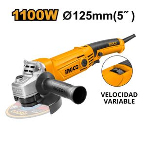 Amoladora Angular 4 ½" 1010w Velocidad Variable Ingco AG10108-5