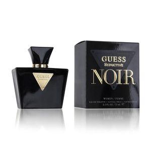Guess Seductive Noir EDT para mujer, aroma floral con bergamota y vainilla