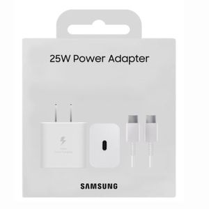 Cargador Samsung Edition Premiun 25W Para Galaxy S21 - Blanco