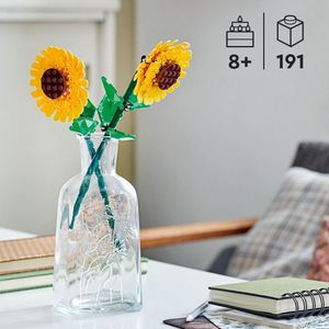 LEGO Girasoles, set de construcción decorativo