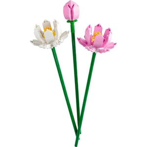 LEGO Flor de loto para construir, decoración perfecta para el hogar