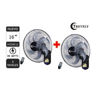 Combo Ventilador de pared 16" TREVELY VT-164 -control remoto - 80W