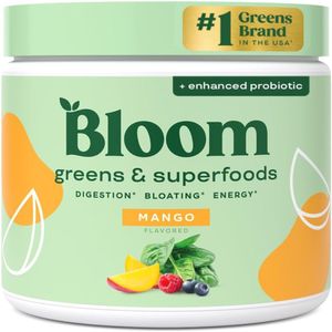 Bloom Greens Superfood Sabor Mango 5.3 OZ