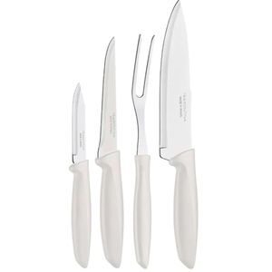 Jgo Cuchillos X 4 Pz Plenus Color Blanco - Tramontina Acero Inox