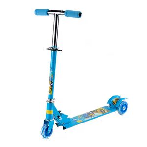 Scooter para Niños Azul con Luces 3 Llantas Aluminio