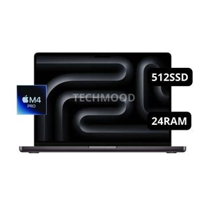 MacBook Pro 14" Chip M4 PRO 24GB Ram 512GB SSD teclado en inglés Space Black