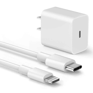 Cargador Generico de 20W y Cable Lightning 1m para iPhone
