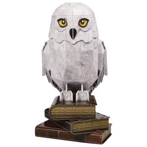 Rompecabeza Armable 4D Cartón Lechuza Hedwig