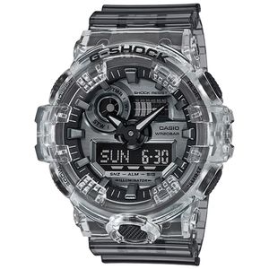 Reloj Casio G-Shock GA700SK-1A Para Hombre Digital Analógico Luz LED Resina Gris Transparente