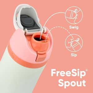 Botella agua Owala FreeSip, acero inoxidable, con popote, sin BPA