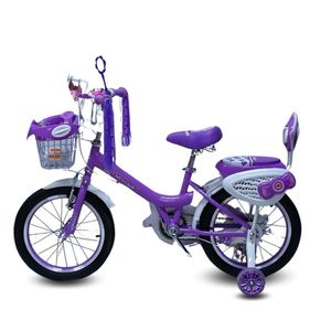 Bicicleta para Niñas Aro 16 Hi Lily con Canasta Morado