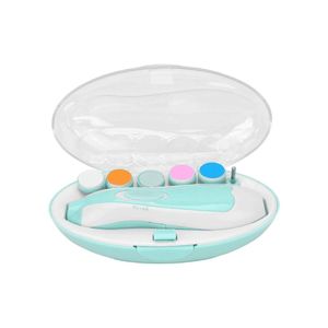 Lima Eléctrica para Uñas de Bebé Color Celeste