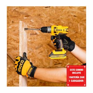 Taladro Atornillador Inalámbrico 20v + 21 Accesorios Bat 2000mah
