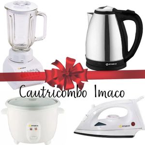 Cuatricombo Imaco Hervidor Licuadora Plancha Arrocera