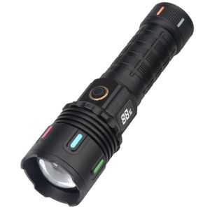 Linterna LED con Luz Blanca Zoom Laser 5 Modos 2000M LIDIMI LD-L492A