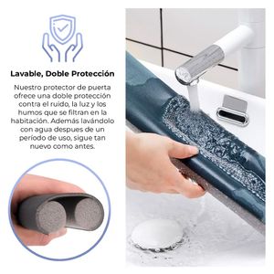 Protector Espuma Para Puerta Bloqueador Polvo Suciedad