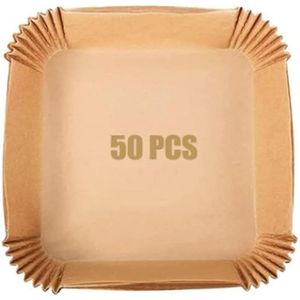 Papel Cuadrado para Freidora de Aire Pack 50pzs