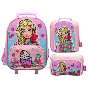 Pack Escolar Maleta Oficio Premium Barbie Cupcakes