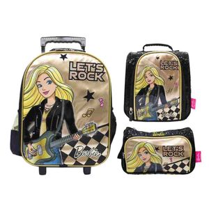 Pack Escolar Maleta Oficio Premium Barbie Lets Rock