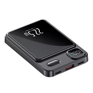 Power Bank Magnético SUPER Carga Inalámbrica 15000mAh CP01 - Negro
