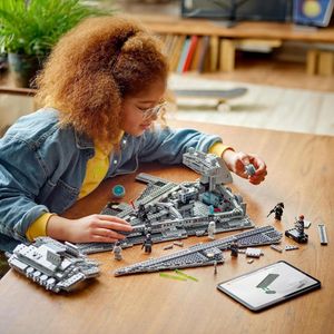 LEGO Imperial Star Destroyer, juguete de construcción con Darth Vader