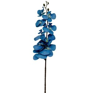 Orquidea Artificial con 9 Pétalos Silicona BG310035-3AZ  FLORIPASTORE