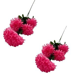 Pack de 2 Bouquets de Crisantemo BG305159-ROS FLORIPASTORE
