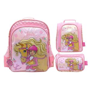 Pack Escolar Mochila Oficio Premium Barbie Jinete