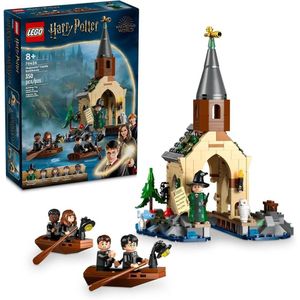 LEGO Harry Potter Hogwarts Boat House, set de construcción con minifiguras