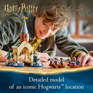 LEGO Harry Potter Hogwarts Boat House, set de construcción con minifiguras