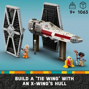 LEGO Star Wars mash-up TIE Fighter y X-Wing, 9+
