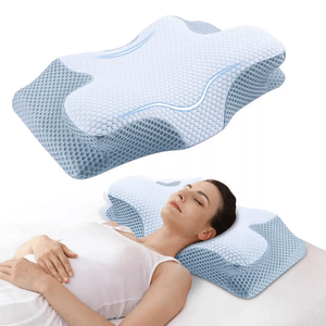 Almohada Ortopedica Gel Espuma Viscoelastica con Funda Tela Lavable