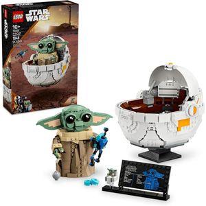 LEGO Star Wars: Grogu con cochecito Hover, juguete de construcción para niños