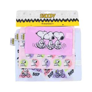 Set de Estuches Multiuso x3 Snoopy Modelo 1