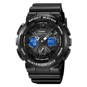 Reloj Skmei 2118 Hombre Hibrido Deportivo WT Multifunción - Negro