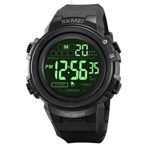 Reloj Skmei 2260 Hombre Deportivo Digital Dual Multifunción - Negro