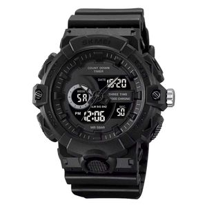 Reloj Skmei 2225 Shadow Hombre Multifunción Conteo Regresivo - Negro