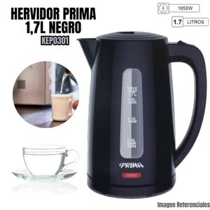 Hervidor Eléctrico Prima Negro KEP0301 PN