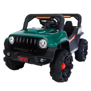 CARRO A BATERÍA MODELO JEEP SUPER ELÉCTRICO VERDE CON CONTROL
