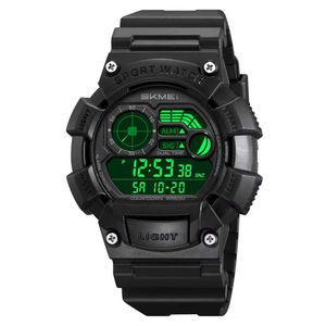 Reloj Skmei 2403 Hombre Deportivo Digital Dual Cronómetro Led - Negro