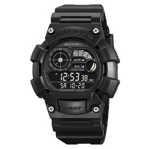 Reloj Skmei 2403 Hombre Deportivo Digital Dual Cronómetro Led - Negro